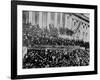A Scene in Front of the Capitol During Lincoln's Second Inauguration,1865-null-Framed Photographic Print