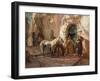 A Scene in Morocco; Scene Prise Au Maroc, 1885 (Oil on Canvas)-Frederick Arthur Bridgman-Framed Giclee Print