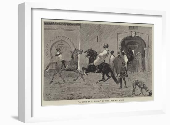 A Scene in Tangier-null-Framed Giclee Print