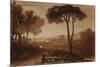 A Scene in the Campagna, 1812 (Etching & Mezzotint)-Joseph Mallord William Turner-Mounted Giclee Print