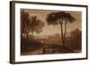 A Scene in the Campagna, 1812 (Etching & Mezzotint)-Joseph Mallord William Turner-Framed Giclee Print