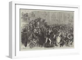 A Scene in the French National Assembly-Felix Regamey-Framed Giclee Print