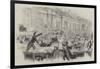 A Scene in the Hall of Representatives, Washington-Thomas Nast-Framed Giclee Print