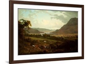 A Scene in the Lake District-Julius Caesar Ibbetson-Framed Giclee Print