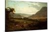 A Scene in the Lake District-Julius Caesar Ibbetson-Stretched Canvas