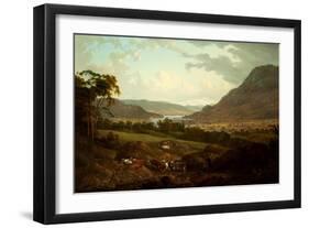 A Scene in the Lake District-Julius Caesar Ibbetson-Framed Giclee Print