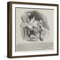 A Scene in the Nursery at Claremont-null-Framed Giclee Print