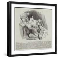 A Scene in the Nursery at Claremont-null-Framed Giclee Print