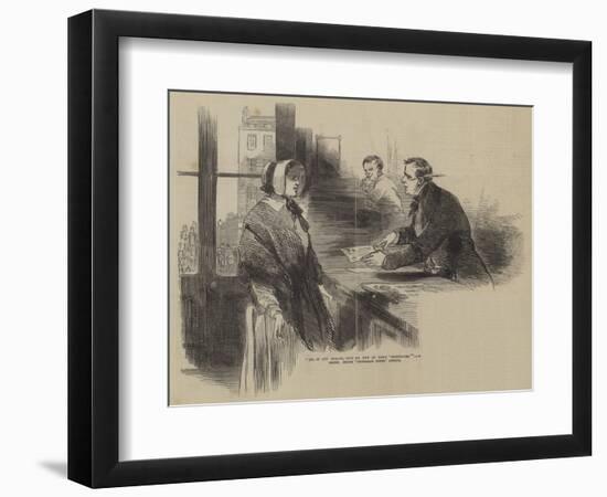 A Scene in the 'Pictorial Times' Office-null-Framed Giclee Print