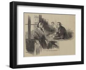 A Scene in the 'Pictorial Times' Office-null-Framed Giclee Print