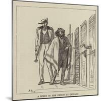 A Scene in the Prison at Chicago-Arthur Boyd Houghton-Mounted Giclee Print