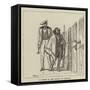 A Scene in the Prison at Chicago-Arthur Boyd Houghton-Framed Stretched Canvas