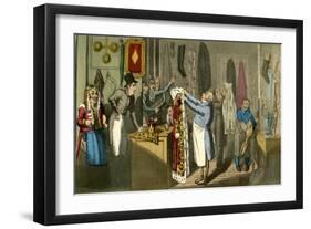 A Scene Not Calculated Upon by the Enthusiast of the Stage-Theodore Lane-Framed Giclee Print