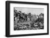 'A Scene of Desolation. - A Street in Peronne', 1919-War Office-Framed Photographic Print