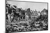 'A Scene of Desolation. - A Street in Peronne', 1919-War Office-Mounted Photographic Print