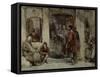 A Scene of Monastic Life, 1850 (W/C on Paper)-George Cattermole-Framed Stretched Canvas