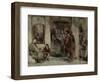 A Scene of Monastic Life, 1850 (W/C on Paper)-George Cattermole-Framed Giclee Print