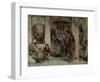 A Scene of Monastic Life, 1850 (W/C on Paper)-George Cattermole-Framed Giclee Print