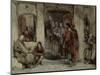 A Scene of Monastic Life, 1850 (W/C on Paper)-George Cattermole-Mounted Giclee Print