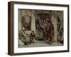 A Scene of Monastic Life, 1850 (W/C on Paper)-George Cattermole-Framed Giclee Print