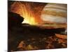 A Scene on Jupiter's Moon, Io, the Most Volcanic Body in the Solar System-Stocktrek Images-Mounted Photographic Print