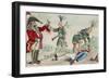 A Scene on the Frontiers as Practised by the Humane British and their Worthy Allies, Pub. 1812-William Charles-Framed Giclee Print