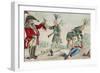A Scene on the Frontiers as Practised by the Humane British and their Worthy Allies, Pub. 1812-William Charles-Framed Giclee Print