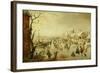 A Scene on the Ice, C.1630-Hendrick Avercamp-Framed Giclee Print