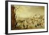 A Scene on the Ice, C.1630-Hendrick Avercamp-Framed Giclee Print