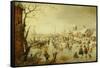 A Scene on the Ice, C.1630-Hendrick Avercamp-Framed Stretched Canvas