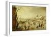 A Scene on the Ice, C.1630-Hendrick Avercamp-Framed Giclee Print