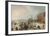 A Scene on the Ice Near a Town, C. 1615-Hendrick Avercamp-Framed Giclee Print