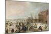 A Scene on the Ice Near a Town, C. 1615-Hendrick Avercamp-Mounted Giclee Print