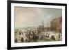 A Scene on the Ice Near a Town, C. 1615-Hendrick Avercamp-Framed Giclee Print