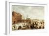 A Scene on the Ice Near a Town, circa 1615-Hendrik Avercamp-Framed Giclee Print