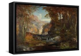 A Scene on the Tohickon Creek: Autumn, 1868-Thomas Moran-Framed Stretched Canvas