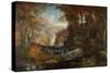 A Scene on the Tohickon Creek: Autumn, 1868-Thomas Moran-Stretched Canvas