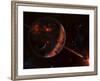 A Scene Portraying the Early Stages of a Solar System Forming-Stocktrek Images-Framed Photographic Print