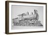 A Schenectady Locomotive-American School-Framed Giclee Print