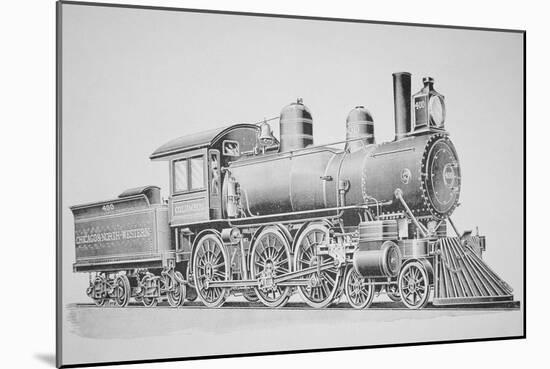 A Schenectady Locomotive-American School-Mounted Giclee Print