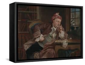 A Scholar in His Study, 1765-Anna Dorothea Lisiewska-Framed Stretched Canvas