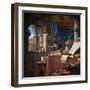 A Scholar in His Study-Thomas Wyck-Framed Giclee Print