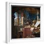 A Scholar in His Study-Thomas Wyck-Framed Giclee Print