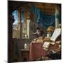 A Scholar in His Study-Thomas Wyck-Mounted Giclee Print