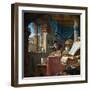 A Scholar in His Study-Thomas Wyck-Framed Giclee Print