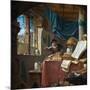 A Scholar in His Study-Thomas Wyck-Mounted Giclee Print