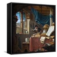 A Scholar in His Study-Thomas Wyck-Framed Stretched Canvas