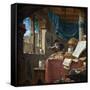 A Scholar in His Study-Thomas Wyck-Framed Stretched Canvas