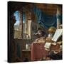 A Scholar in His Study-Thomas Wyck-Stretched Canvas