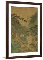 A Scholar Listening to a Waterfall-Li Shizuo-Framed Premium Giclee Print